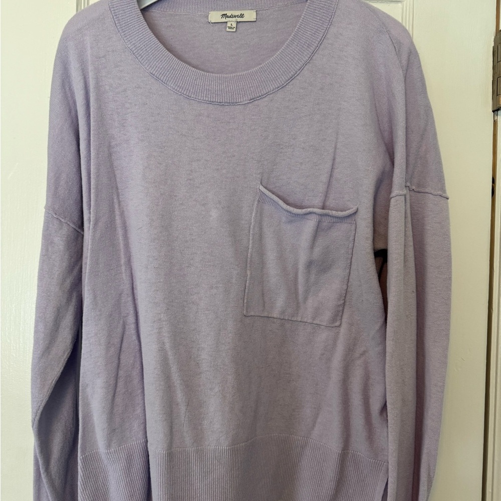 Madewell Light Purple Knit Top